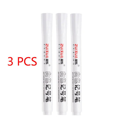 Waterproof White Paint Marker Pens 2.0mm 1/3/5PCS – Oil-Based Fine Tip for DIY Crafts, Sketching & Art