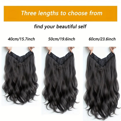 Invisible Long Wave Synthetic Hair Extensions – Fuller, Natural-Looking Strands for a Confident Hairstyle Design