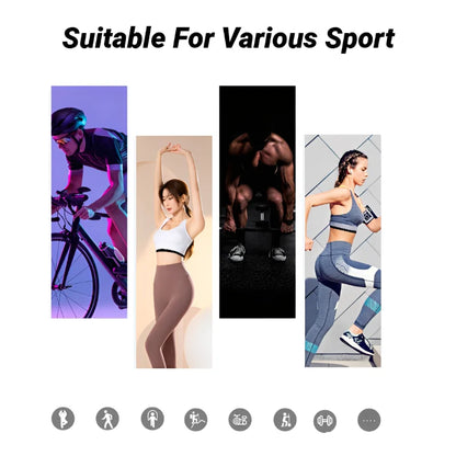 Heart Rate Monitor Replacement Strap – Compatible with Polar, Wahoo, Garmin & Coospo Chest Bands