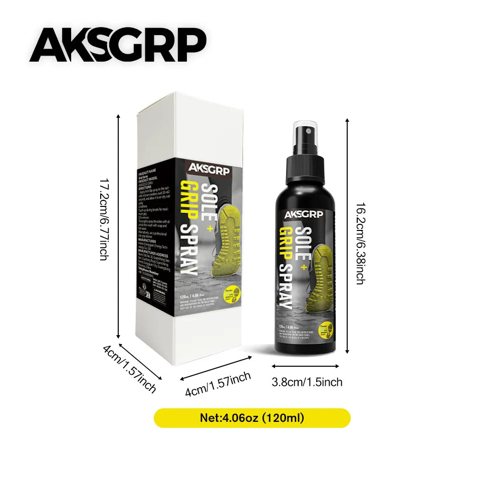 Basketball Shoe Grip Spray – Boost Sole Traction & Court Grip, Extend Sneaker Life, 120ml for Various Shoes