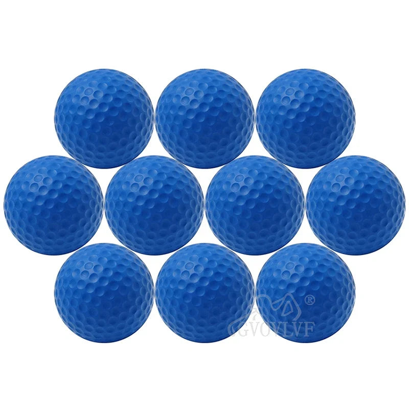 Soft PU Indoor Golf Balls - Yellow Practice Training Aid for Golfers & Gifts