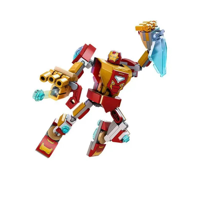 76270/76302 Superhero Building Blocks — Avengers Thor, Iron Man & Thanos Action Figure Model Toy