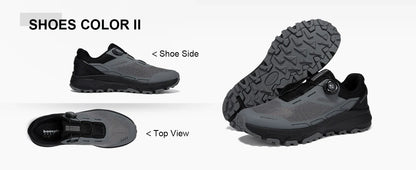 Baasploa Men’s Hiking Shoes – Breathable Outdoor Climbing & Walking Sneakers, Non-Slip & Durable