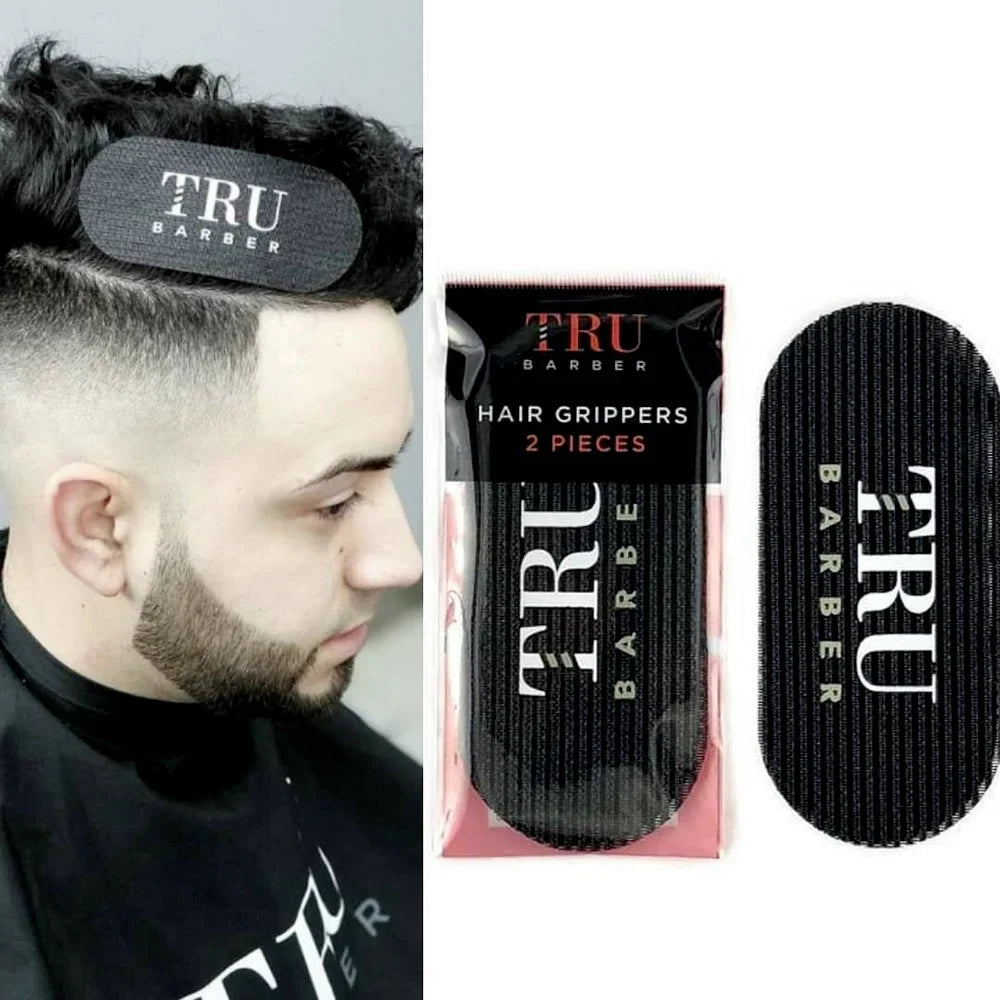 2Pcs Barber Hair Sticker Gripper Tape Hairdressing Holder Hairpin - Salon Styling Tools, Hair Accessories & Supplies