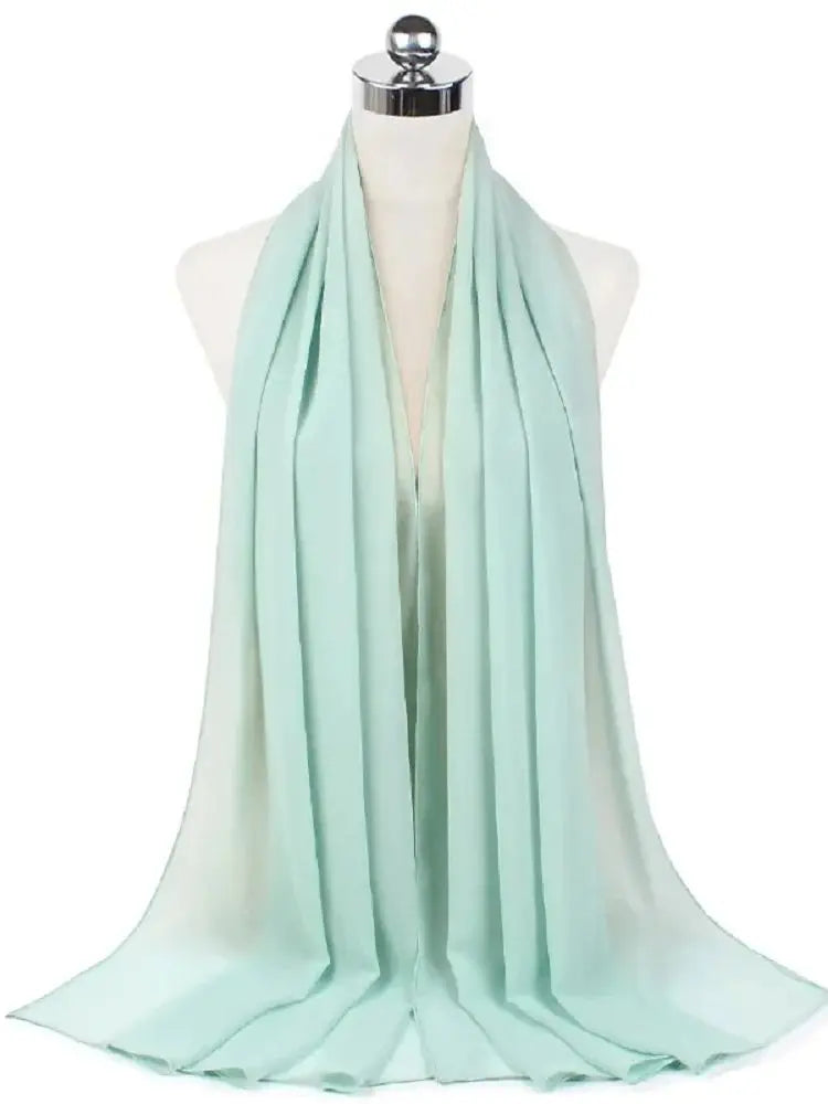 Women’s Solid Chiffon Instant Hijab – Ready-to-Wear Islamic Scarf, Muslim Shawl & Arab Head Wrap