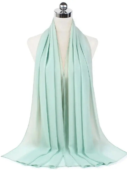Women’s Solid Chiffon Instant Hijab – Ready-to-Wear Islamic Scarf, Muslim Shawl & Arab Head Wrap