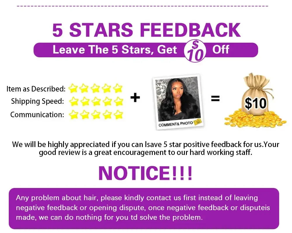 Body Wave Brazilian Human Hair Bundles – 1/3/4 Bundle Deals Natural & Jet Black Hair Extensions