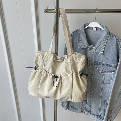 Large Capacity Tote Bag – Fashion Canvas Shoulder Bag for Work, Commuting, and Everyday Use