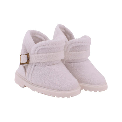 5CM Doll Snow Boots – Pop Plush Canvas Shoes for 14.5" Dolls, 32-36CM Paola Reina & 20CM Cotton Dolls Accessories