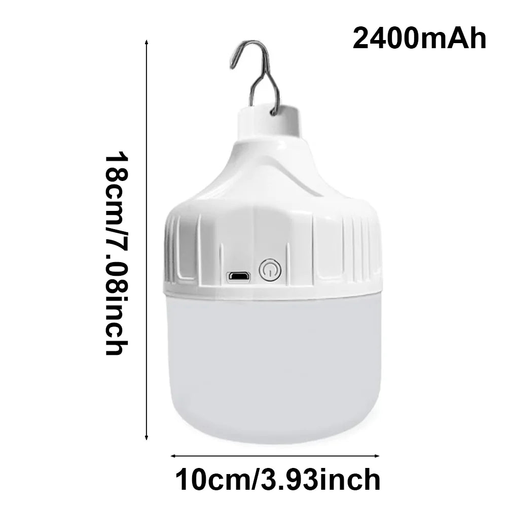 Portable USB Rechargeable LED Pendant Light – High Brightness Waterproof Outdoor Camping, Fishing & Emergency Lamp