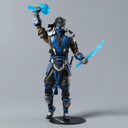 Scorpion & Sub-Zero Mortal Kombat 7" Action Figures – Exclusive Series 1 Movie Collectible Toy Dolls