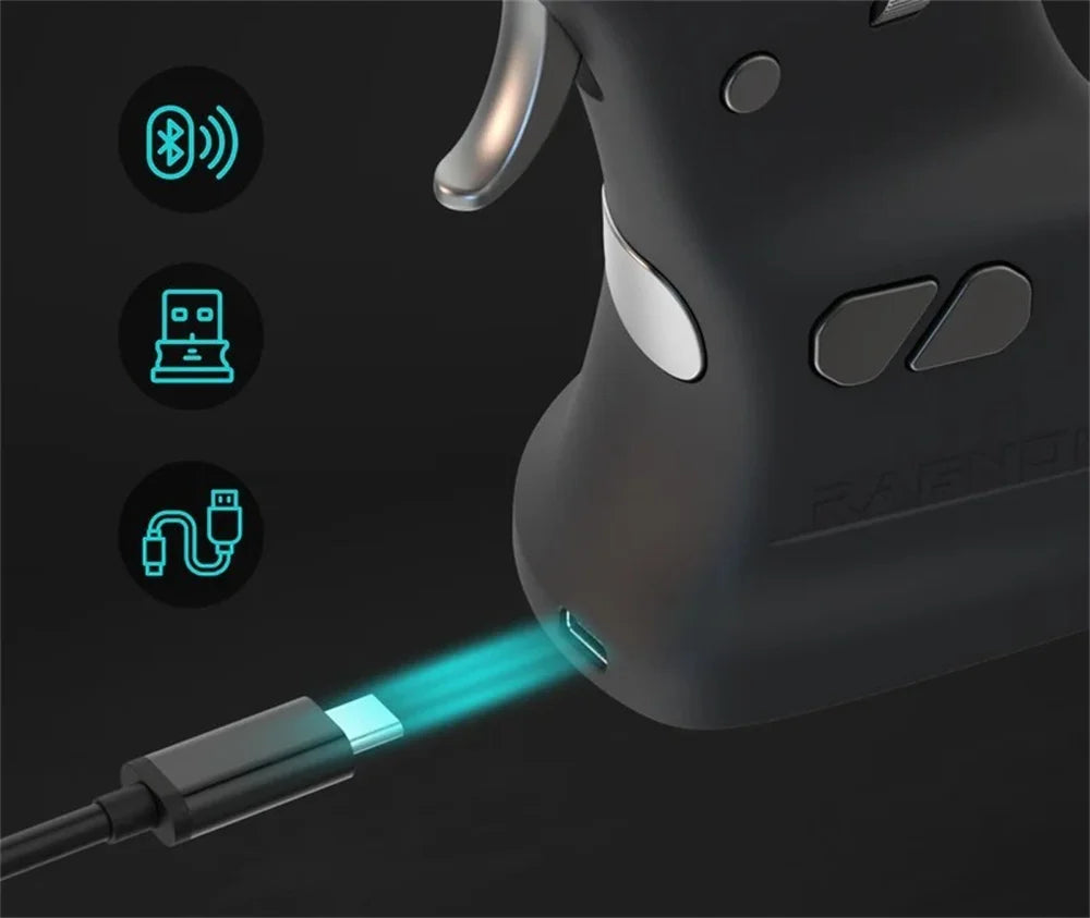 Ragnok 3 Gun Gaming Mouse – ErgoStrike 7 FPS Shooter Mouse with Recoil for Immersive Gameplay