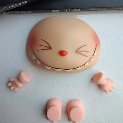 Hot Sell Labubu Plush Doll Accessories – PVC Face Changing Parts, Hands & Feet Replacement DIY Gifts