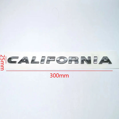 2020 California XXL Rear Lettering & 2019 California Ocean Trunk Emblem — Car Badge Replacement
