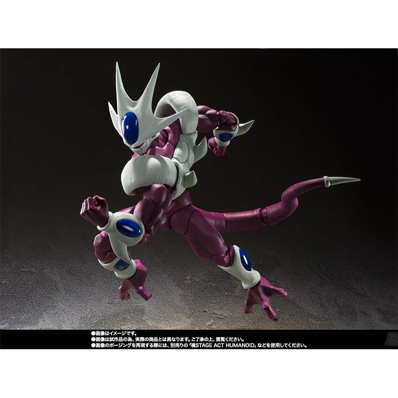 Bandai SHF Dragon Ball Cooler Final Form Action Figure – 40th Frieza Brother Anime Collectible Toy, Finished Model Gift for Kids