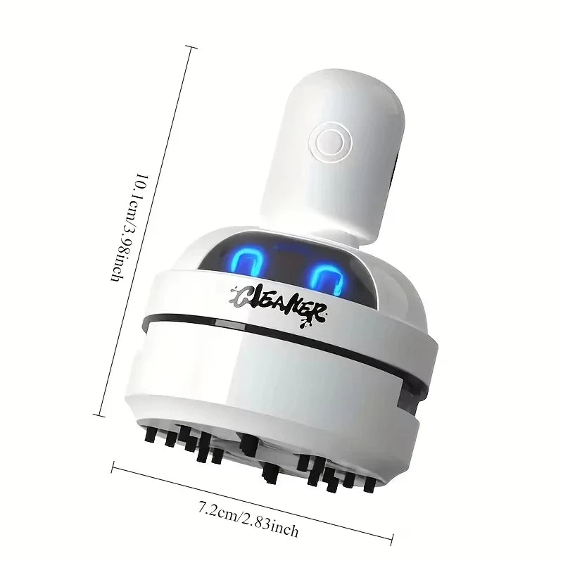 Mini USB Rechargeable Desktop Vacuum Cleaner – Portable 3-Speed Handheld Dust Collector for Keyboards & Home Office