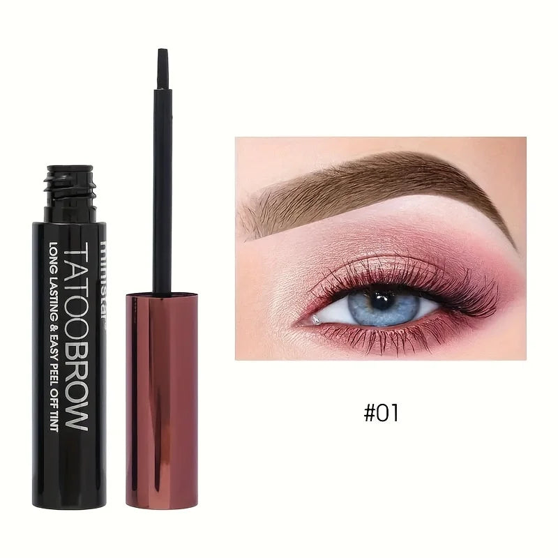 Peel-Off Eyebrow Tint Gel – Semi-Permanent Waterproof Brow Dye for Fuller, Defined & Long-Lasting Natural Looking Brows