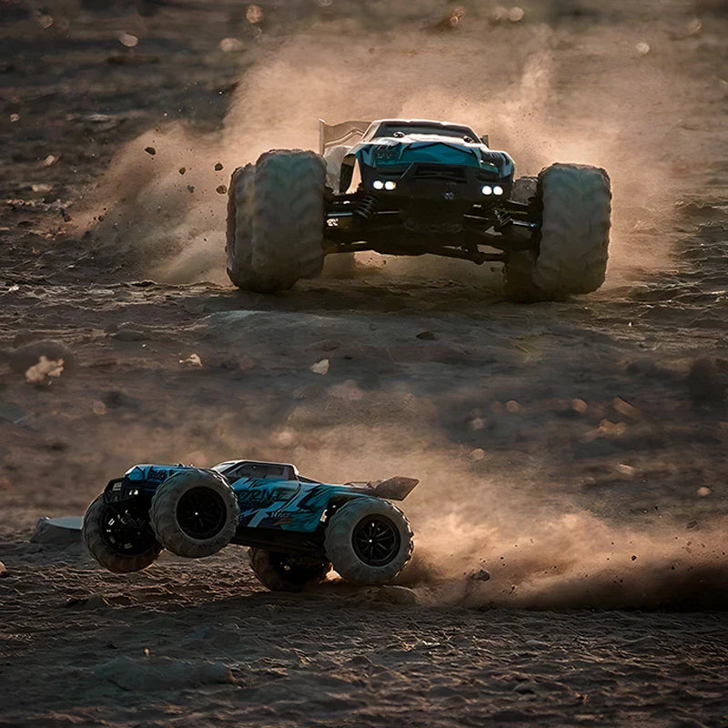 1:16 4WD RC Car – 70KM/H High-Speed Drift Monster Truck with LED, Remote Control, 4x4 for Kids, WLtoys 144001