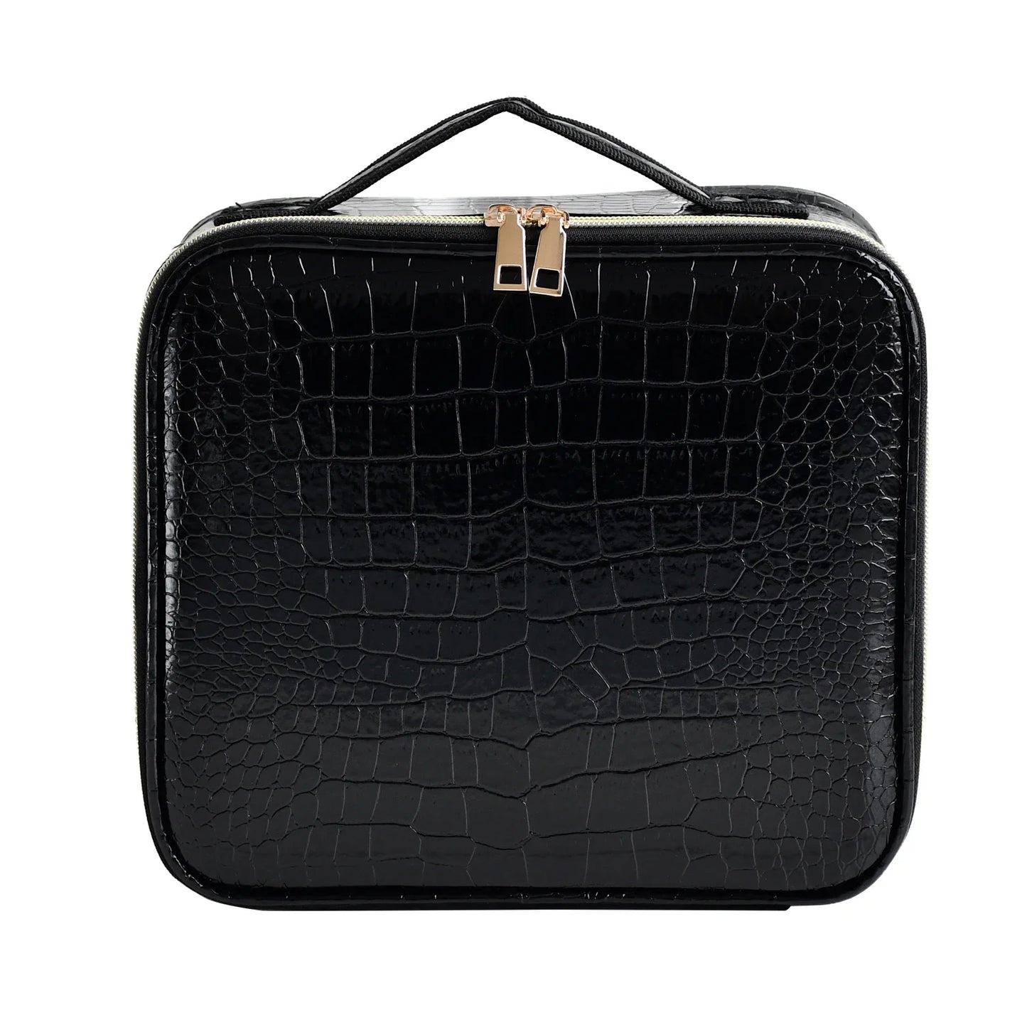 New PU Leather Cosmetic Bag for Women – Multi-Functional Portable Travel Makeup Storage Case