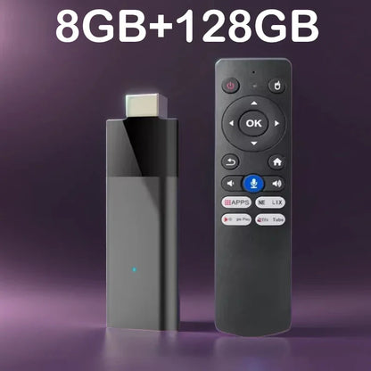 Q12 Mini TV Stick Android 14 – Quad-Core ATV Smart TV Box 4GB RAM 64GB/128GB ROM WiFi 2.4G & 5G Global Streaming