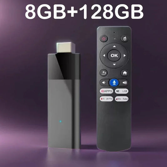 Q12 Mini TV Stick Android 14 – Quad-Core ATV Smart TV Box 4GB RAM 64GB/128GB ROM WiFi 2.4G & 5G Global Streaming