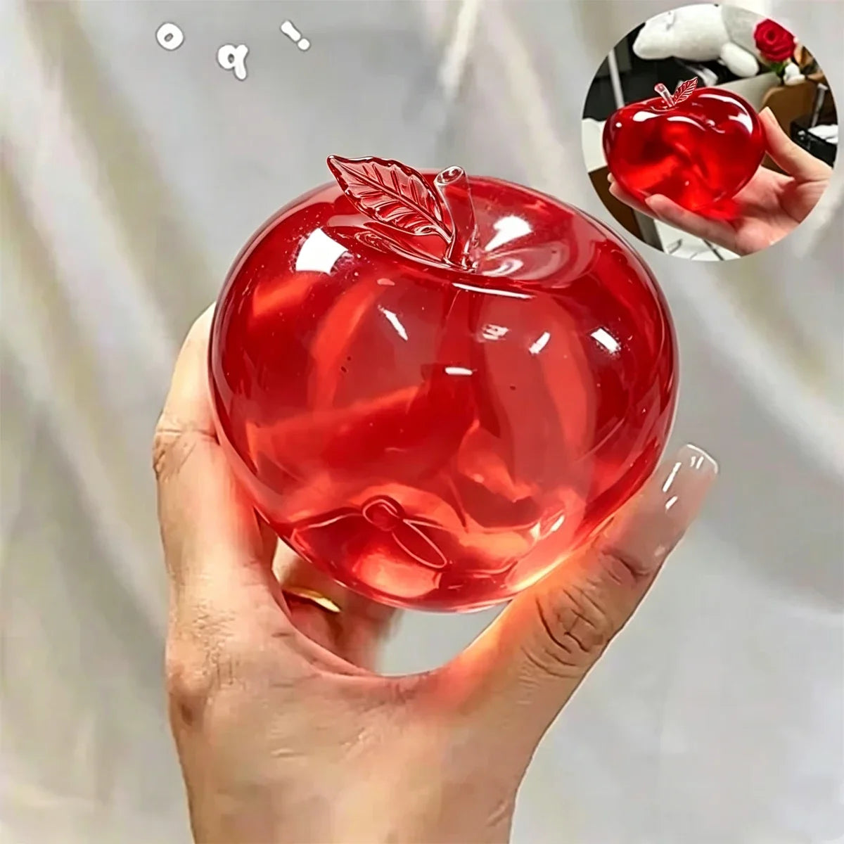 Squishy Apple Fidget Toy - Slow-Rising Fruit Stress Relief & Sensory Toy