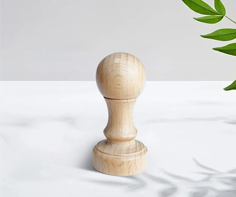 Custom Wooden Logo Stamp – Personalized Self-Inking Rubber Stamp for Wedding, Party, Packaging, Company Name & Address