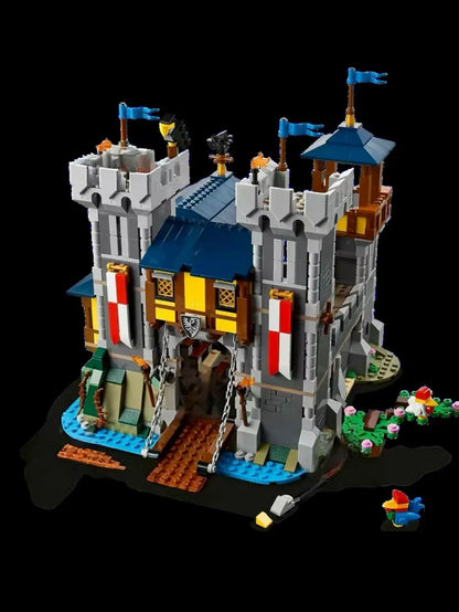 2024 Three-in-One Medieval Castle Building Set — Compatible with 31120, Party, Christmas & Birthday Gift for Adults and Kids