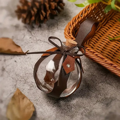 Renaissance Witch Magic Potion Bottle – Glass Holder with Cork Stopper for Halloween & Cosplay