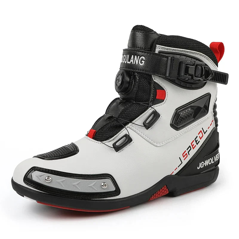 New Motorcycle Boots for Men & Women – Anti-Slip Winter Riding Sneakers for Bicycle, Mountain Racing & Road Speed, Autumn Ready