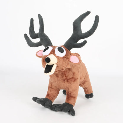 2026 New 99 Nights in the Forest Plush – Brown Elk, White Owl Stuffed Dolls & Pillows for Kids’ Gifts