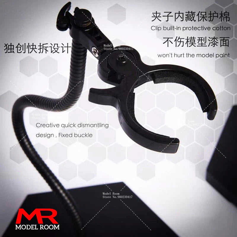 Snake Bone Bracket Display Stand – Universal Holder for 1:6, 1:9, 1:12 Soldier Action Figures, BJD, Anime Figurines & Dolls