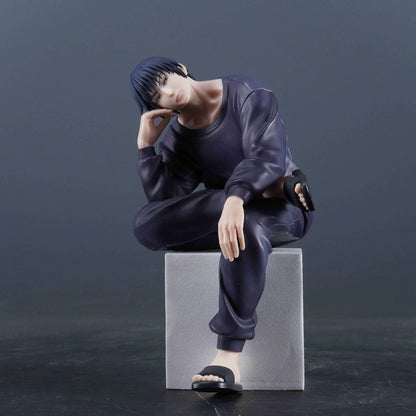 Jujutsu Kaisen Toji Fushiguro Figure - Sitting Pose Anime Collectible Decor Toy