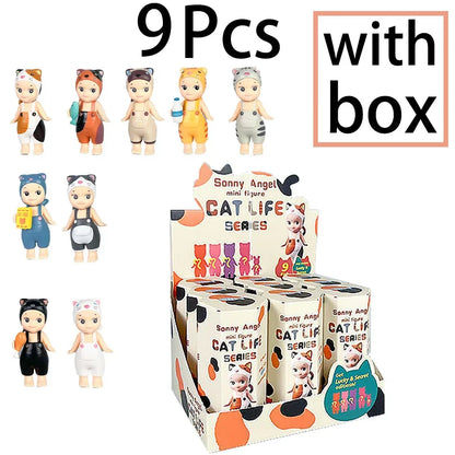 75-Style Kawaii Sonny Angel Mini Figure Blind Box – Dreaming Dogtime Collectible Doll for Kids & Fans