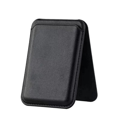 Strong Magnetic Leather Wallet with Hidden Stand – MagSafe Case & Card Holder for iPhone 13, 14, 15 Pro Max