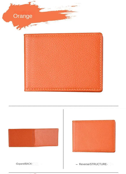 PU Leather Driver License Holder — Car Document Wallet for ID, Pass, Certificate, and Card Storage