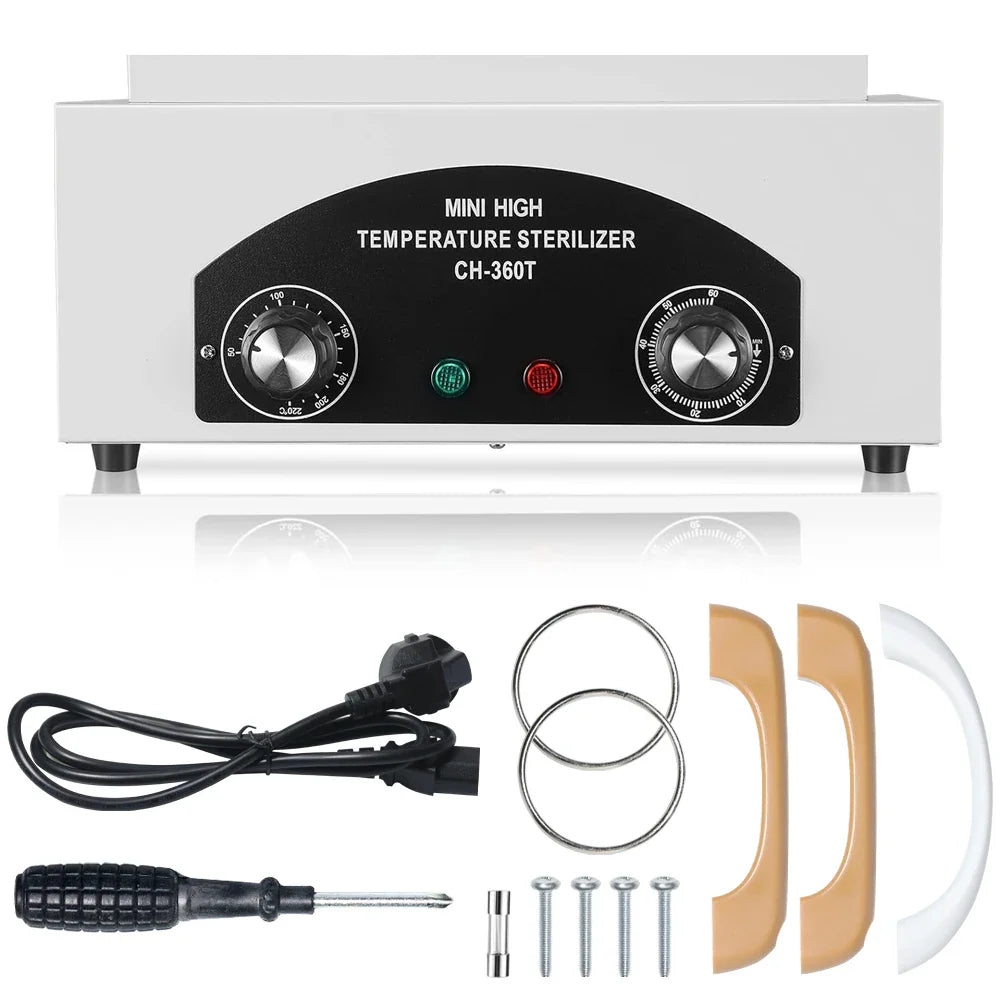 300W Metal Tools Sterilizer - High Temperature Dry Heat Sterilizer for All Metal Nail Tools