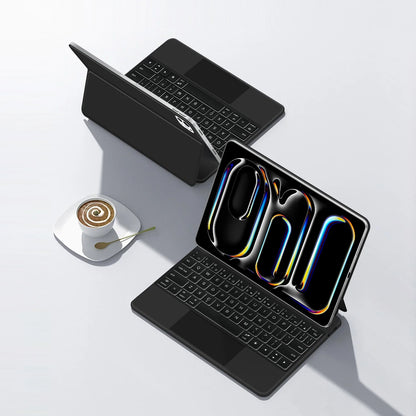 Backlight Magic Keyboard Case for iPad Pro 11/13 & iPad Air 11/13 Inch (2024) – M4/M2 Smart Folio Cover