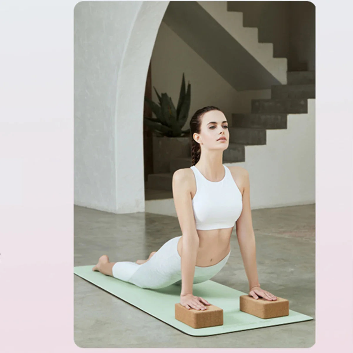 TPE Yoga Mat – Non-Slip Home Fitness & Exercise Sports Mat with Guide Lines