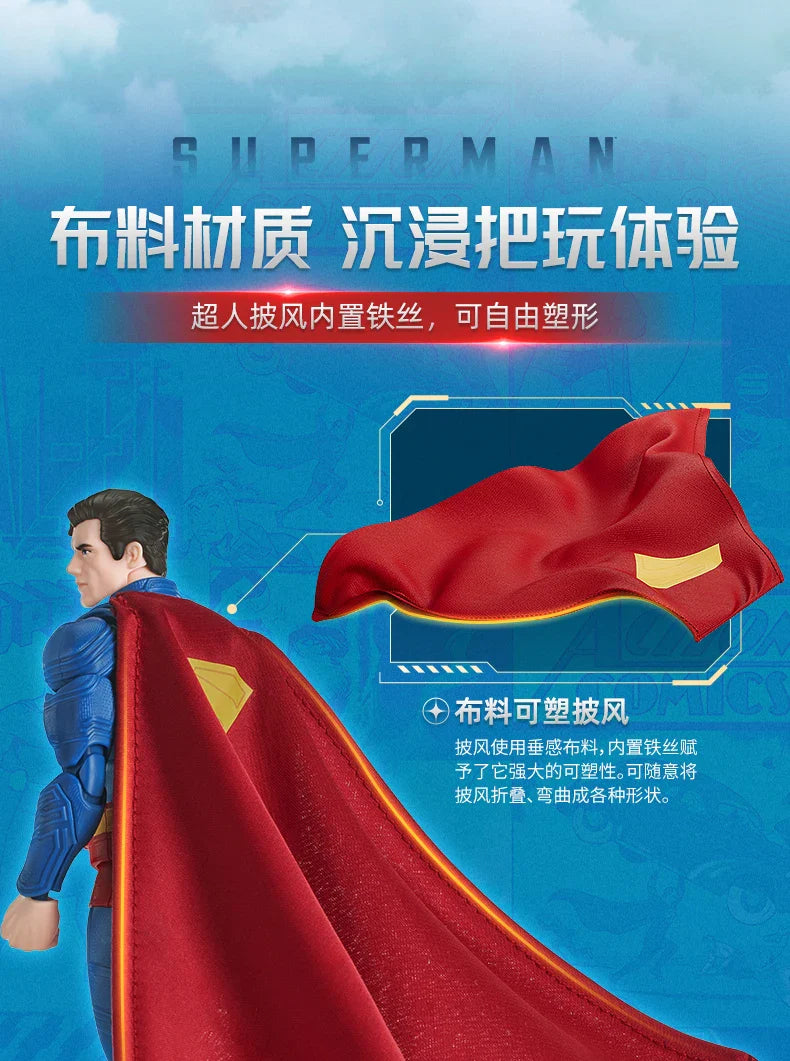 Blokees 2025 David Superman Action Figure – Classic Assemble Toy Model for Kids’ Collection & Gift