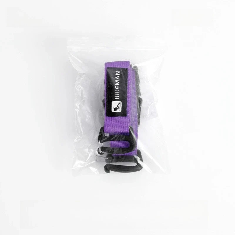 Adjustable Luggage Straps - 18.5-49.5cm Wear-Resistant Buckle Packing Straps for Travel & Hiking