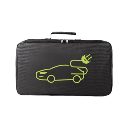 Electric Car Battery Jumper Cable Storage Bag – Waterproof EV Charger Gun Organizer for Charging Cables & Cords