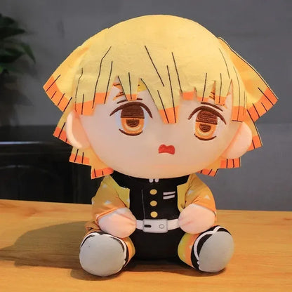 20cm Demon Slayer Plush Dolls — Kamado Tanjirou, Nezuko, Zenitsu & Kyoujurou Anime Toys | Kids Gifts from Kimetsu No Yaiba
