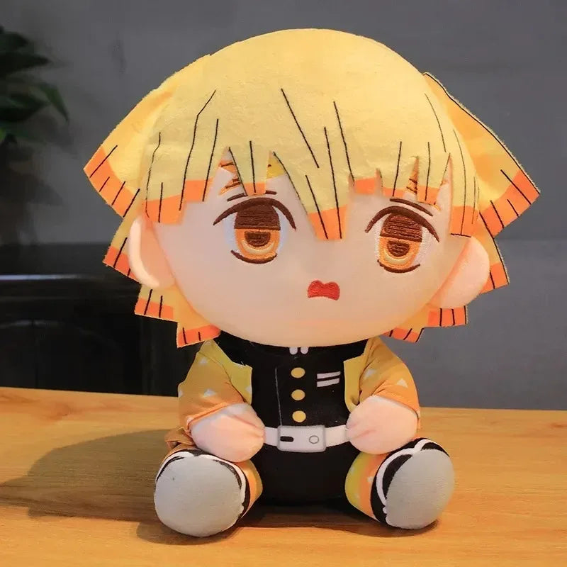 20cm Demon Slayer Plush Dolls — Cute Kimetsu No Yaiba Tanjirou, Nezuko, Zenitsu & Kyoujurou Anime Toys for Kids Gifts