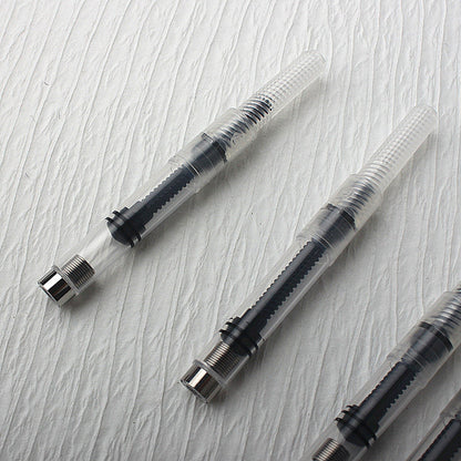 10pc Black Fountain Pen Ink Converter & Refill Cartridges – Pump Style