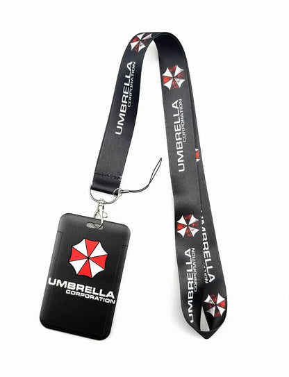 Game Logo PVC Card Holder – Student Neck Lanyard Bag for ID, Key, and Campus Cards