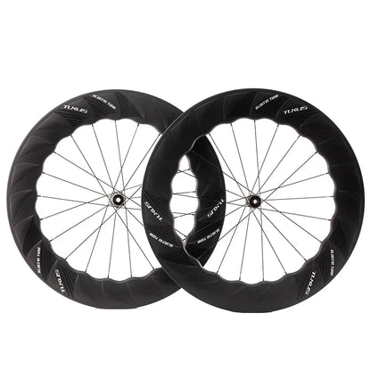 TUKUS C88NEO Carbon Wheelset - 700C Road Bike Racing Wheels with 88mm Deep Rim, 36T Ratchet and Disc Brake Support