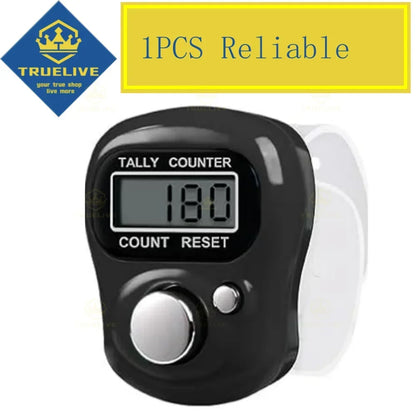 1/3/5PCS Mini Digital Finger Counter – Electronic Tally Clicker Ring for Knitting, Rows, Stroke & More