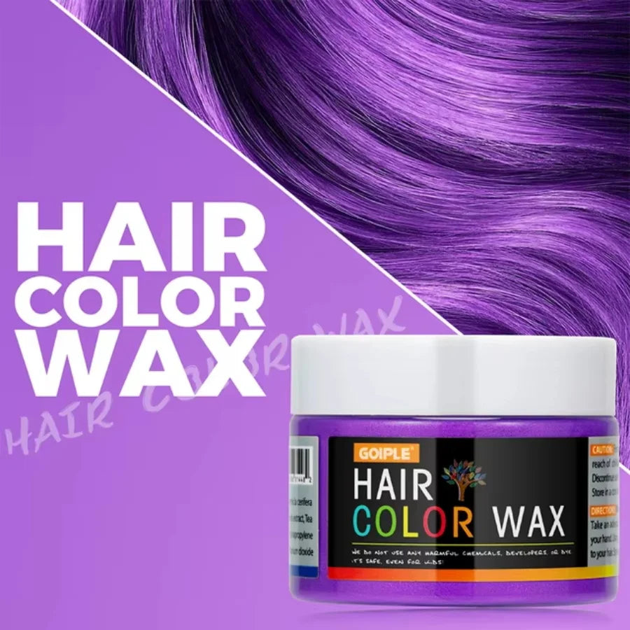 Halloween Hair Color Wax – Easy Wash DIY Temporary Hair, Eyebrow & Beard Dye Cream
