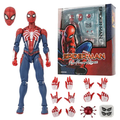 PS4 Spider-Man Avengers Action Figure – Upgrade Suit Game Edition Doll, Hot Toy Gift for Boys